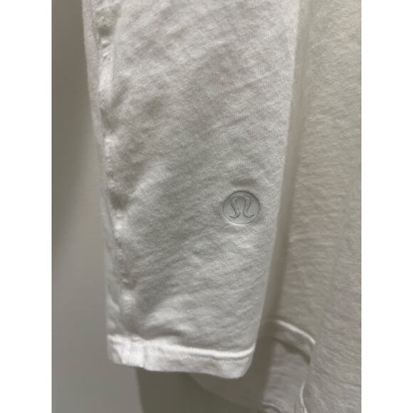 Lululemon White Racerback Activewear Tank Top Sz 6 - Picture 5 of 5